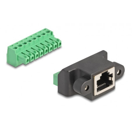 Rj To Pin Screw Terminal Adaptor Female