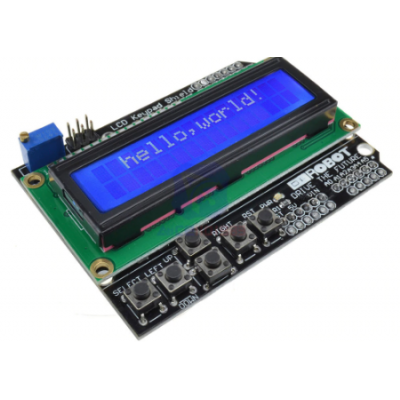LCD Display with 6 buttons Arduino UNO Shield