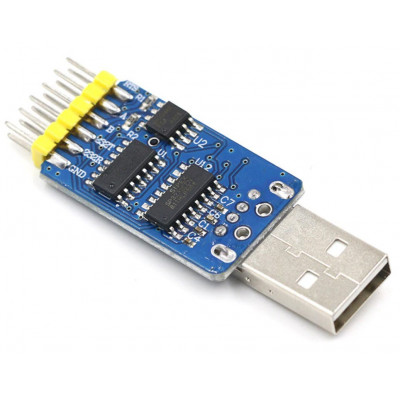 6-in-1 USB to RS485 and RS232 Serial Adapter