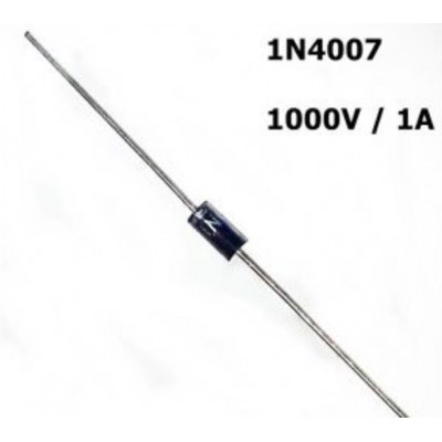 1N4007, 1000V 1A, General Purpose Diode (Pack of 5)