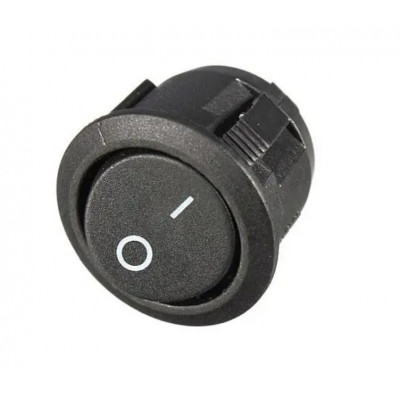 Round Rocker Switch ON-OFF 2 Position 2Pin with waterproof cap