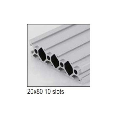 2080 PG20 T-Slot Aluminum Profile 2.8m