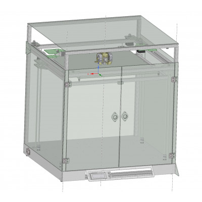 Large Format 3D Printer (LFP55) Fully enclosed - Build on Order