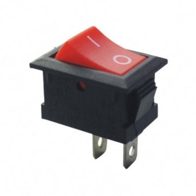 RED Rocker Switch ON-OFF 2 Position 2Pin (Pack of 2)