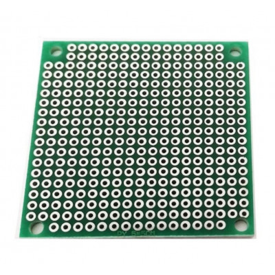 Prototype PCB 50mmx50mm Green Fibreglass Single-Sided