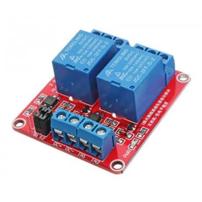 2 Channel 5V Relay Module - Opto Isolated Trigger