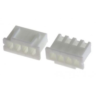 JST XHP 2.54mm 4Pin Female Connector Housing - (Pack of 4)