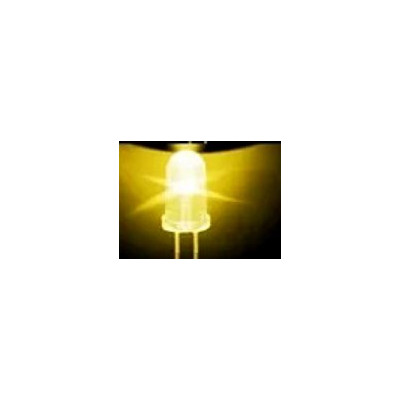 5mm Yellow LED Clear Focused (Pack of 18)