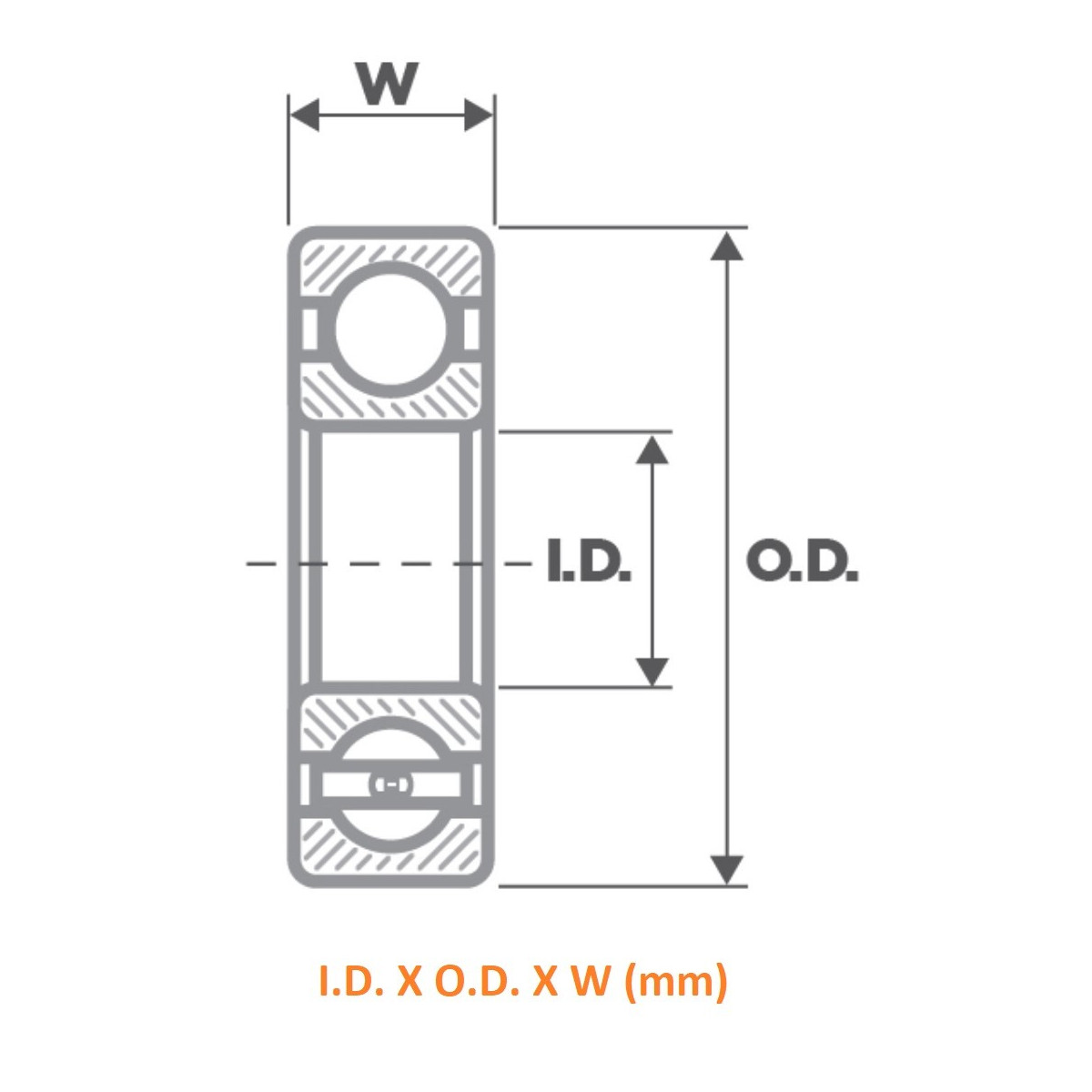 Miniature Bearing MR52 2x5x2 5 Pack Of 2   Miniature Bearing Mr52 2x5x25 Pack Of 2 