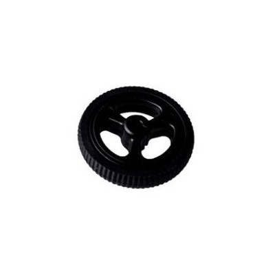 34mm Rubber Wheel (Fits N20 Motor Shaft) (Black or white rims) (Pack of 2)