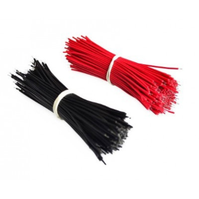 23cm Tinned Project Wire (45 Black + 45 Red)