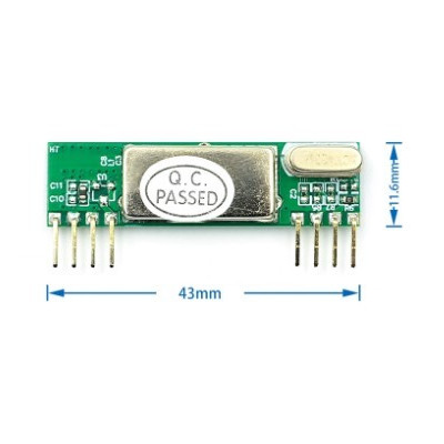 RXB6 433Mhz Wireless Receiver Module (without decoding)