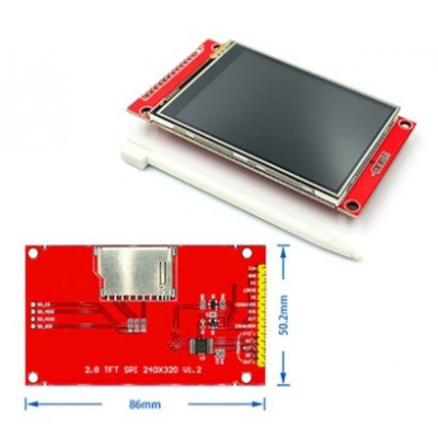 2.8 Inch TFT LCD Colorful Screen Display Module