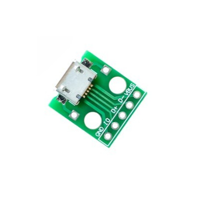 USB Micro Female to 2.54mm DIP