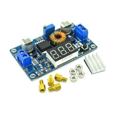 5A 75W DC-DC High-Power Adjustable Step Down Stabilized Voltage Supply Module