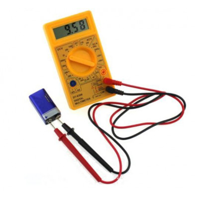 Handheld Digital Multimeter DT-830B (Yellow)