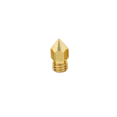 MK8 Brass Nozzle 0.3mm - Small (Fits Creality Standard Head)