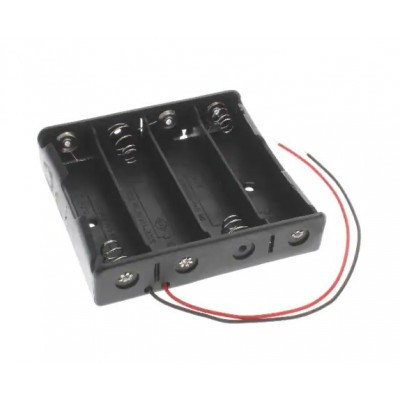 18650 Battery Holder X4 with wires