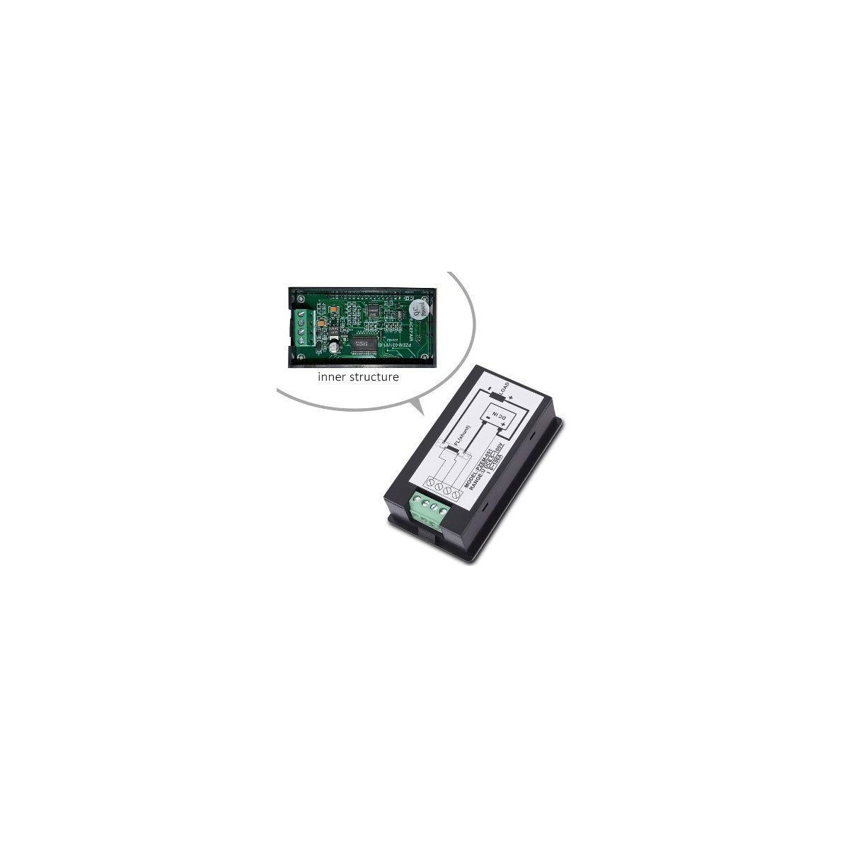 Digital energy meter 80..260VAC 20Amp (PZEM-021)