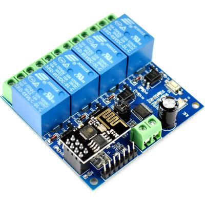 5V ESP8266 4 Channel WiFi Relay Module from LC Tech