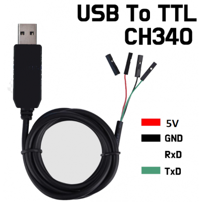CH340G USB To Serial Cable...