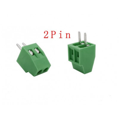 2way 2.54mm PCB mount Screw Terminals - Low Profile (Pack of 5)