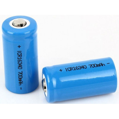 3.7V 16340 700mAh Lithium-ion Battery