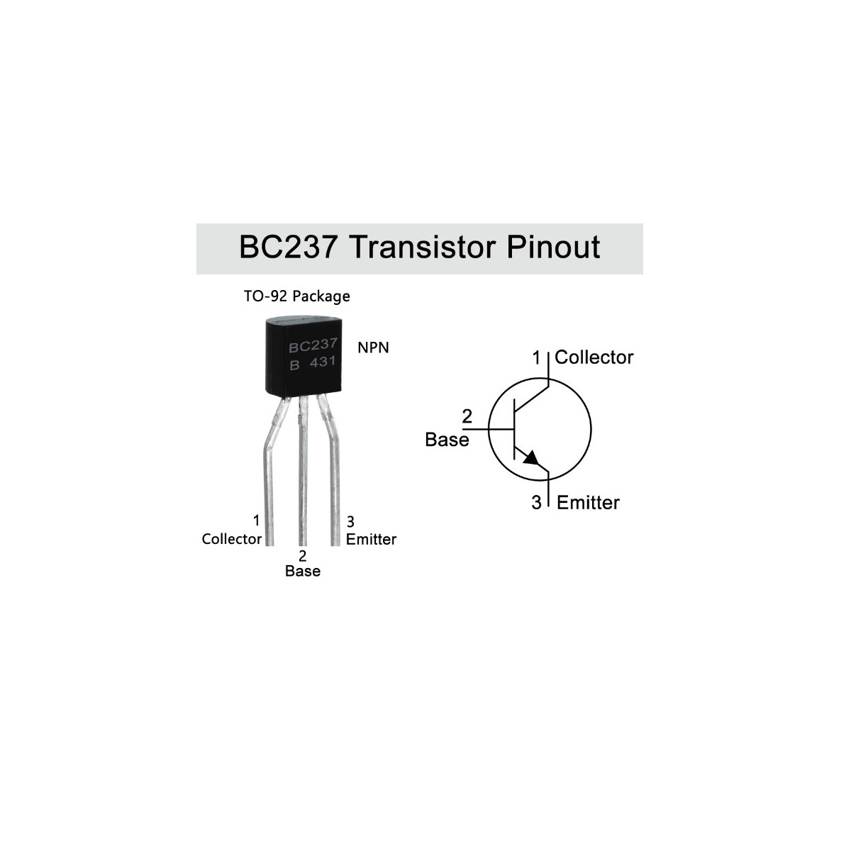 NPN Transistor BC237 (5 Pack)