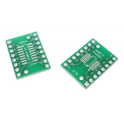SMD convert to DIP Adapter PCB Board --- SOP 16 without set of pins