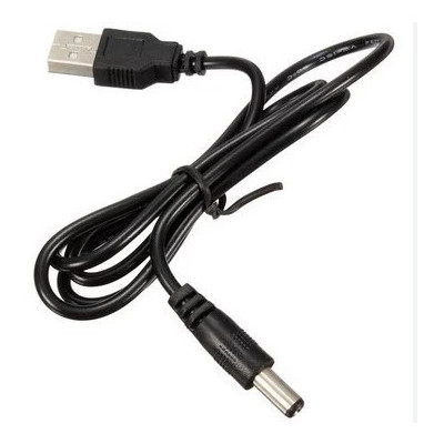 5V USB to DC 5.5x2.1mm Power Supply Cable