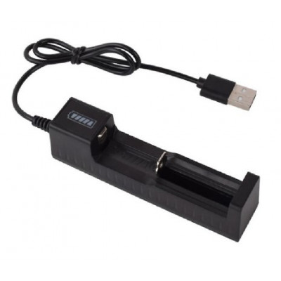 18650 USB Single Slot Battery Charger