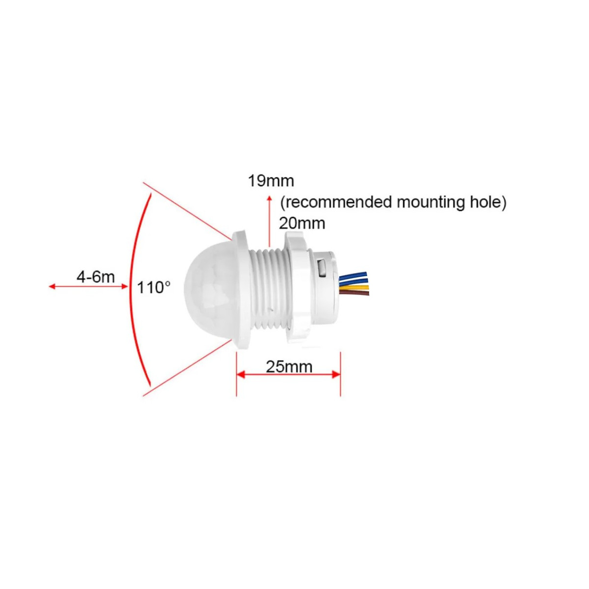 Mains PIR Motion Sensor