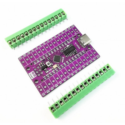 Arduino NanoX ATMega168 with Screw Connectors