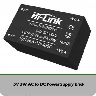 220V to 5V 3W AC to DC Power Supply Brick