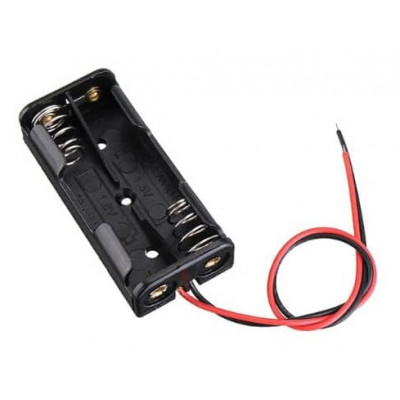 AA x 2 Battery Holder Case with Wires