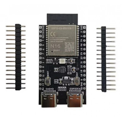 ESP32-C6-WROOM-1 Dual USB type C development board