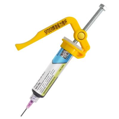 Solder flux paste dispenser