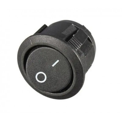 Round Rocker Switch ON-OFF 2 Position 2Pin