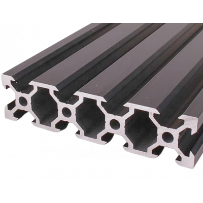 2080 V-Slot Aluminum Profile black 1000mm