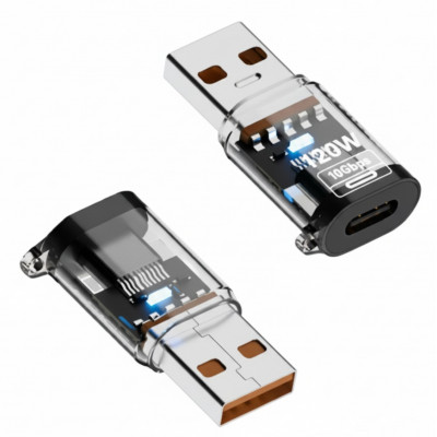 USB-C Female to USB A Male Adapter 10Gbps 120W