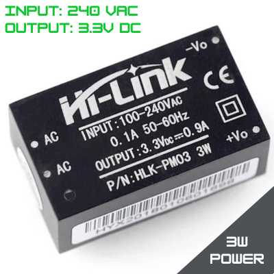 220V to 3.3V 3W AC to DC...