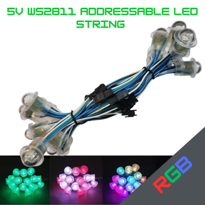 NeoPixel 18mm Pod String (15pcs)
