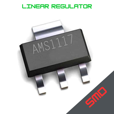 AMS1117 - 5V Linear Regulator SMD (5 Pcs)