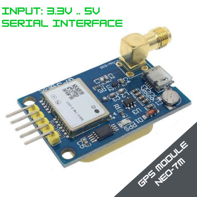 GY-NEO-7M GPS Ceramic Antenna Module with optional External Antenna