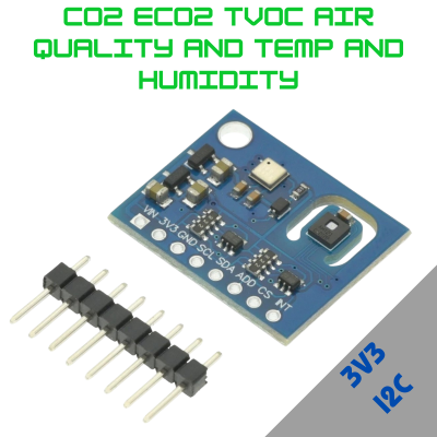 ENS160+AHT21 Air Quality and enviromental Sensor
