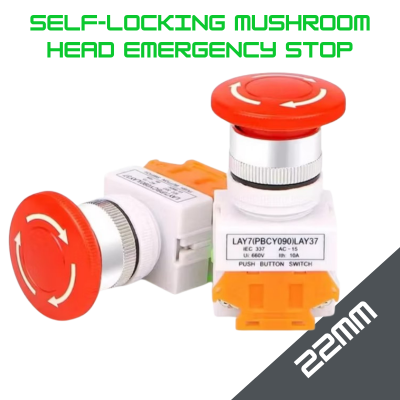 Self Locking Emergency stop Push-switch