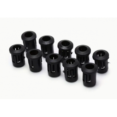 LED Clip Holder Black Plastic 3mm (Pack of 2)