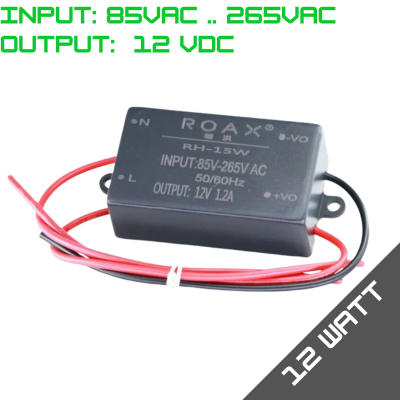 Isolated Regulated Power Supply 12V 1A