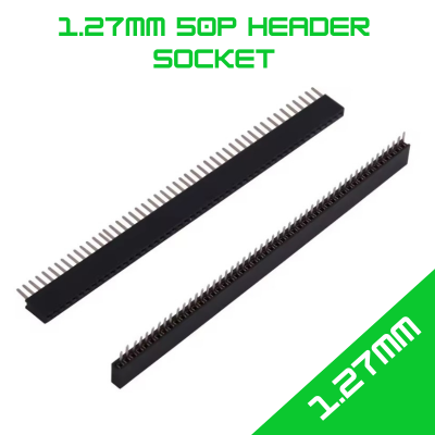 1.27mm 50pin Female pin header Socket
