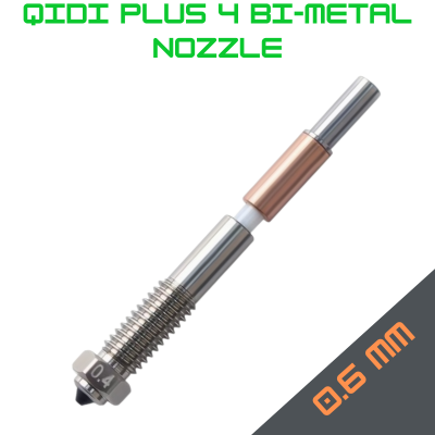 Qidi PLUS4 Bi-Metal Nozzle 0.6mm